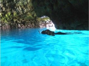 Snorkeling in the blue cave