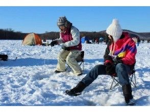 Lake Abashiri smelt fishing experience