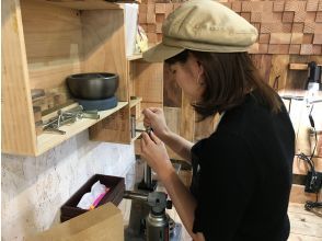 銀板リング③磨き