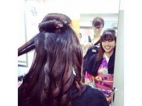 女性はヘアセットも♪(15分)