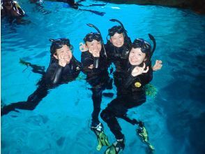 Snorkeling in the blue cave