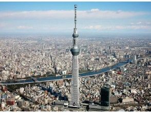 東京スカイツリー上空の様子