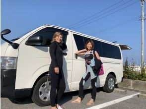 お店の車でポイントへ出発♪