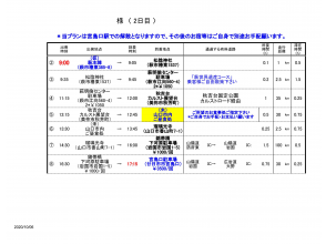 <2日目>萩(or長門)から宮島着
