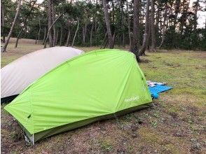 テント設営とフリータイム