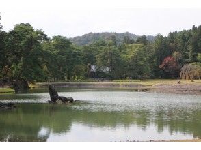 世界文化遺産　毛越寺庭園を見学