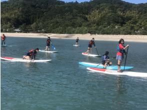 海水浴場内で練習