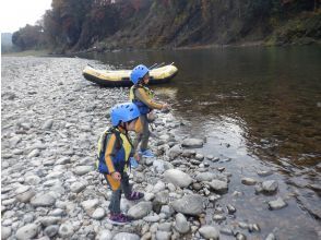 Playing in the river