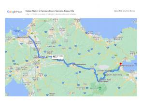 Route map <first day>