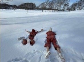 誰もいない雪原に飛び込むことも？！