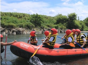 Use the practice of rowing a boat with a paddle!