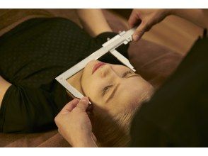 <Treatment> Face measurement before small face correction treatment