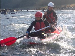 Challenge yourself on a small rapid with a SUP