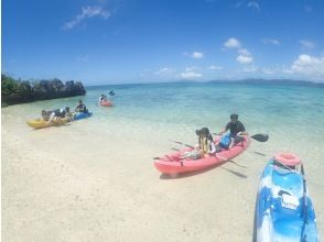 エメラルドの海を渡って無人島に上陸♪