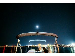 You can enjoy cruising while being soothed by the sea at night!