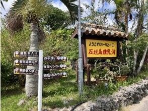 石垣島鍾乳洞、売店手前にある店舗に集合！