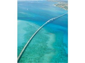 Crossing the Irabu Bridge, the longest bridge in Japan