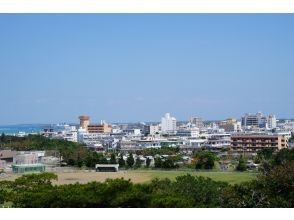 Miyakojima city as seen from Kamamamine Park