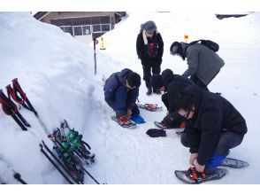 Snowshoe wearing