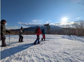冬山トレッキングスノーシュー体験