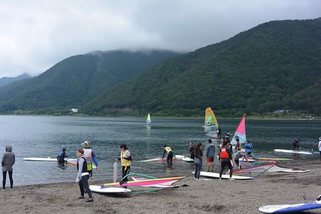 ウィンドサーフィンスクールin西湖 レポート