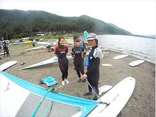 Wind surfing school in Nishiko report