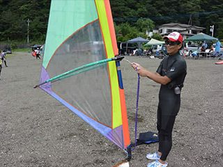 Wind surfing school in Nishiko report