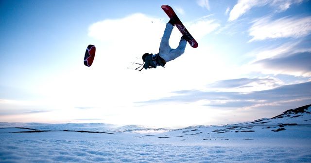 Snowkiteboarding(スノーカイト)