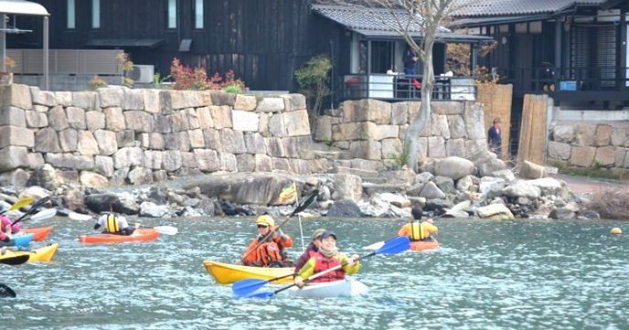 琵琶湖　カヤック