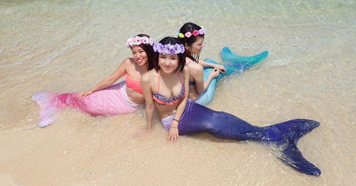 [Okinawa Mermaid Swim Experience Reservation Reception] Many introductions to TV and magazines! "Okinawa Diving Shop Sea Free", a pioneer of the Okinawa main island mermaid experience