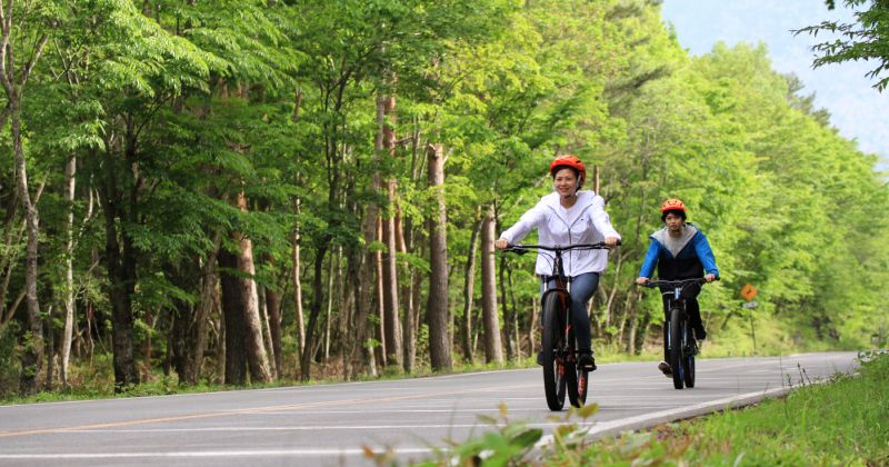 【Fuji recommended】 Downhill cycling at Mountain bike ! Fuji Cycle Activity Shop 