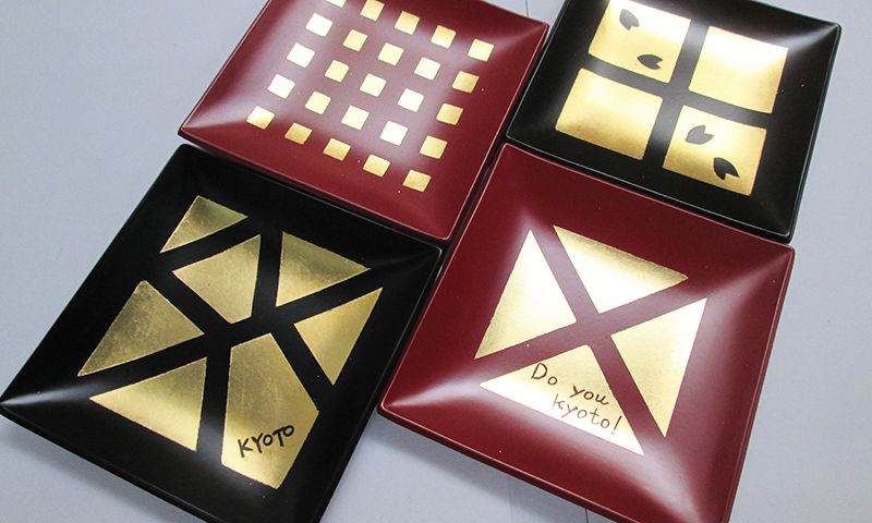 [京都金箔冲压体验] 推荐商店“Gomei Gold Leaf Crafts”，您可以使用美丽的金箔（Kinpaku）在世界上制作一件作品
