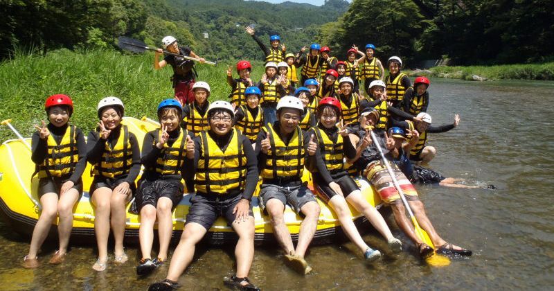 【Tama River Rafting / Shower Climbing】 7 years old ~ OK! 