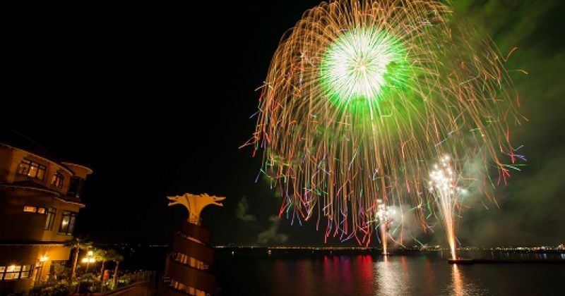 [2018 Fujisawa Enoshima Island Fireworks festival]Oct. Saturday 20th! Let's look at 3000 fireworks that color the sky in the special seat! <<Reservation reception 》