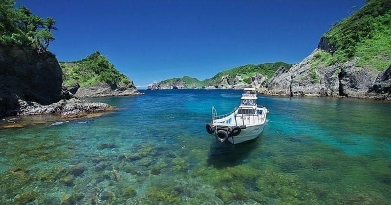 [Minamiizu / Hirizo Beach] Outstanding transparency makes it very popular in the summer of 2019! Experience a spectacular snorkeling experience in an unexplored region that can only be reached by boat!