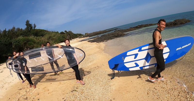 【沖縄・クリアサップ】まるで海の上に立っている感覚！透明のSUP(スタンドアップパドルボード)体験ツアー新入荷しました！