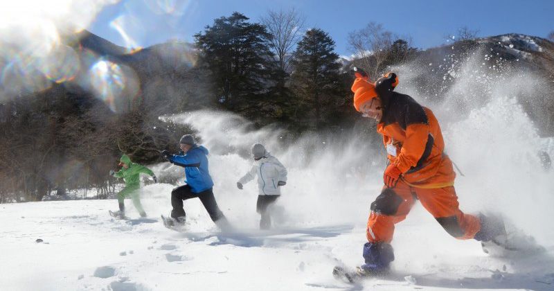 【栃木・奥日光冬のおすすめ】スノーシューハイク・雪の運動会・氷瀑トレッキングetc..関東屈指のパウダースノーを満喫!