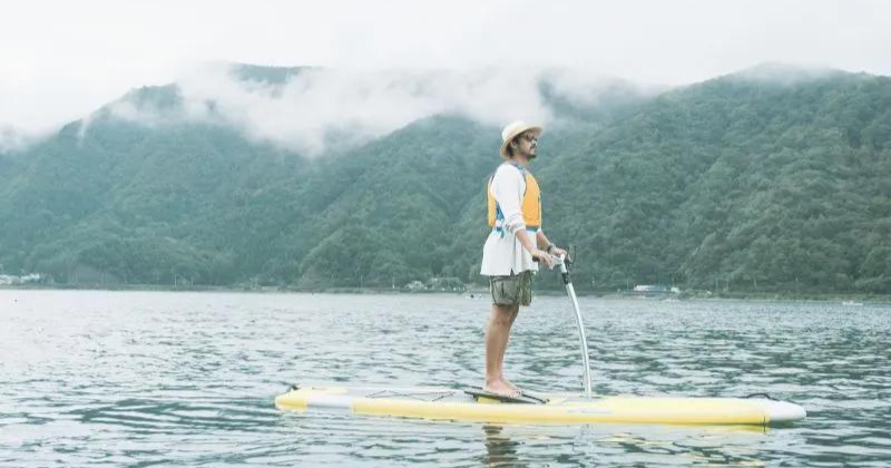 Lake Saiko Serenity on a SUP