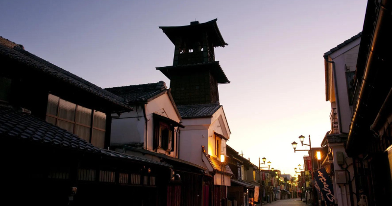 Little Edo tower bell in Kawagoe