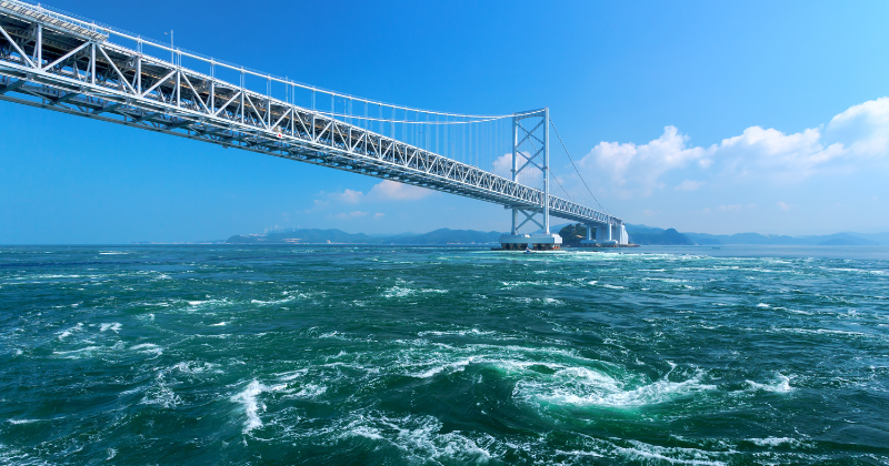 Naruto whirlpools at Awaji island