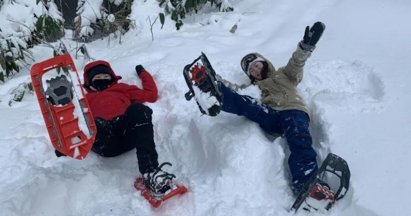 Snowshoe Trails of Shirogane Onsen