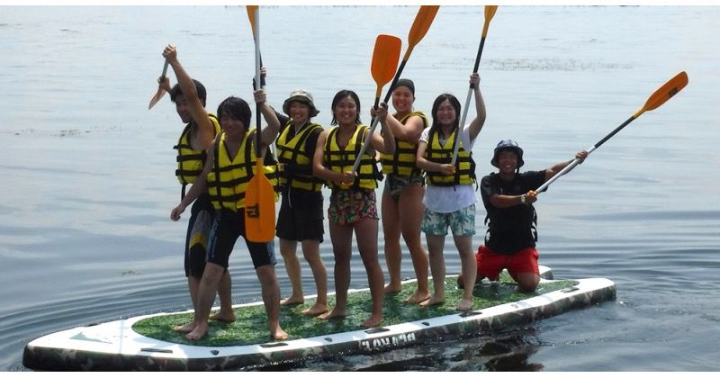 デカい！滋賀県琵琶湖で体験メガサップ(SUP)！！ | ACTIVITY JAPAN BLOG