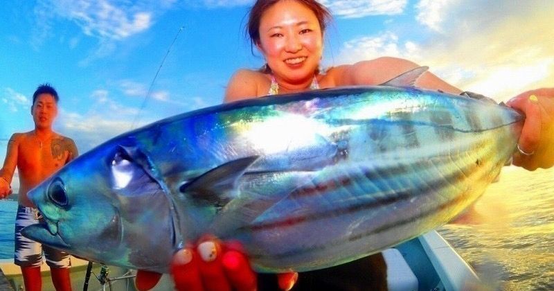 初心者の私でも本当にマグロが釣れるの 沖縄恩納村で釣り体験に興味深々 Activity Japan Blog