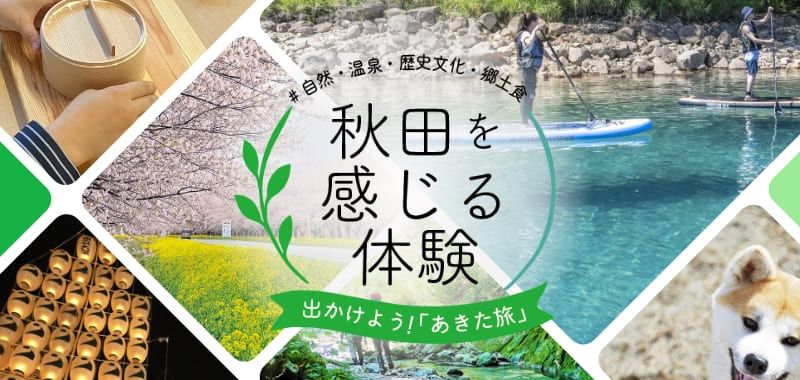 山・渓谷・湖・海がそろう秋田県では、春から秋にかけて自然を満喫する体験が充実。初心者からアクティブ派まで楽しめるプログラムをご紹介します。