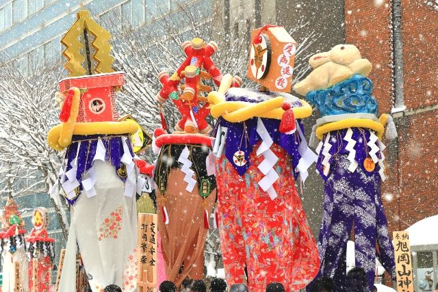 Akita Winter Yokote Snow Festival Bonten