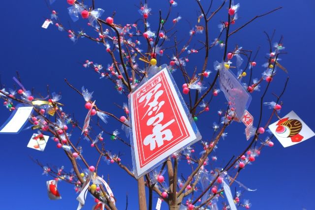 Akita, Winter Odate Amekko Market Colorful Candy