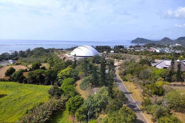 從奄美公園瞭望台眺望奄美大島的景色