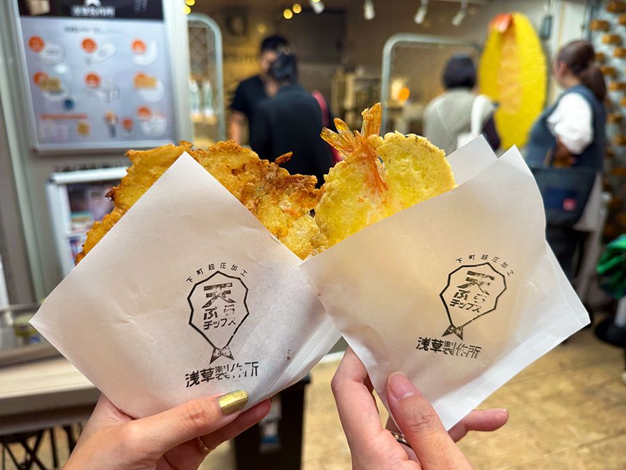 Asakusa Seisakusho Tempura Chips Kakiage Tempura Chips Shrimp Tempura Chips