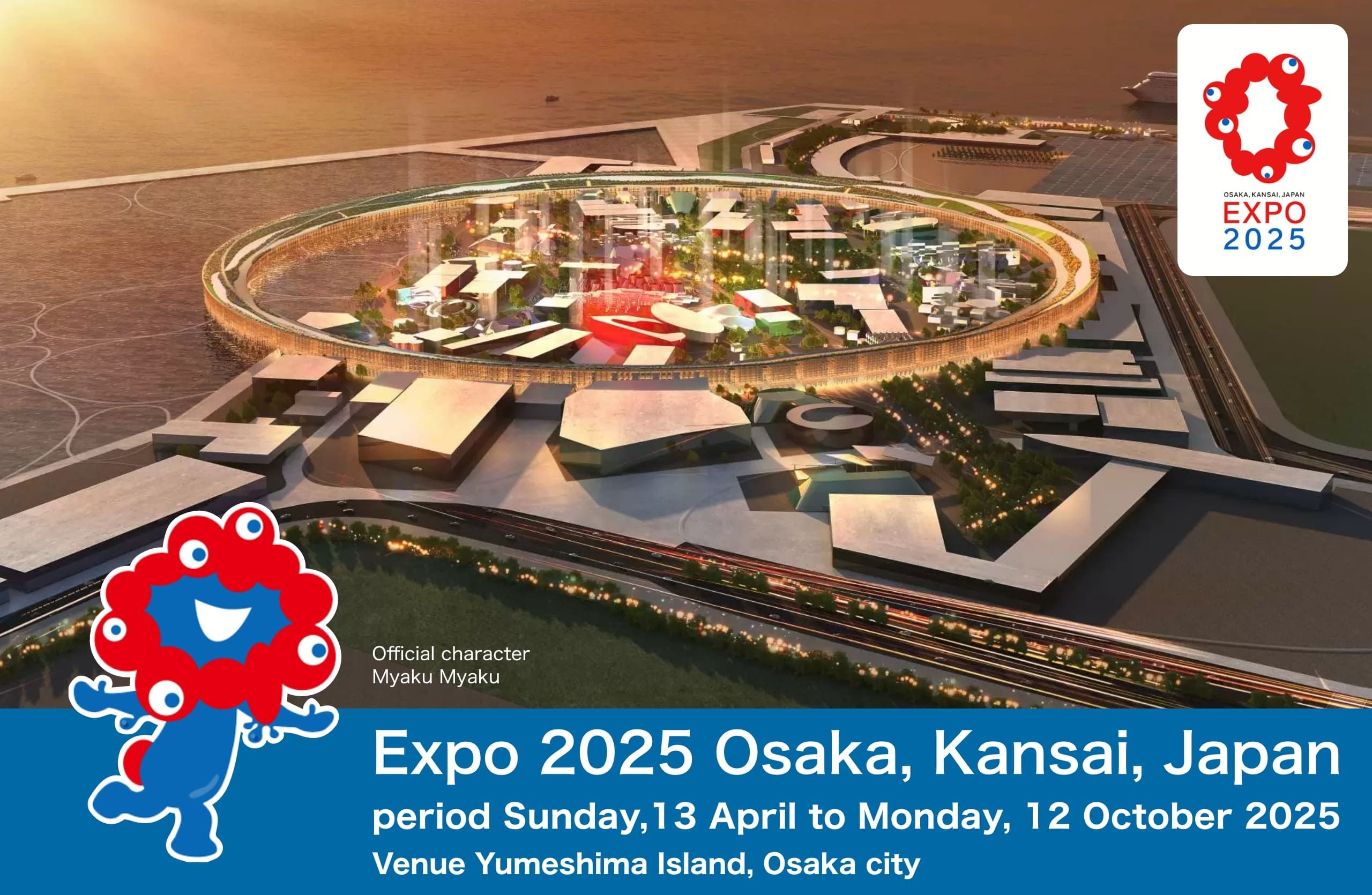 Images of Yumeshima at the 2025 Osaka-Kansai Expo