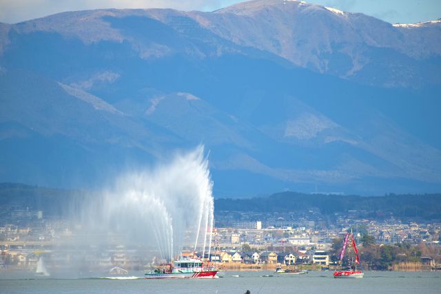 滋賀　びわ湖開き　琵琶湖